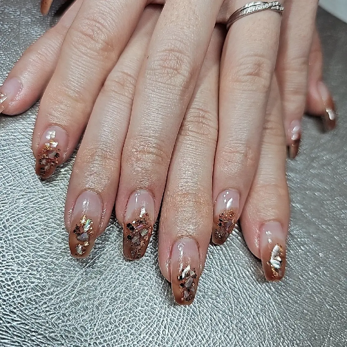 ネイル ラメ(グリッター) ニュアンスネイル salon de  Princessのネイルデザイン