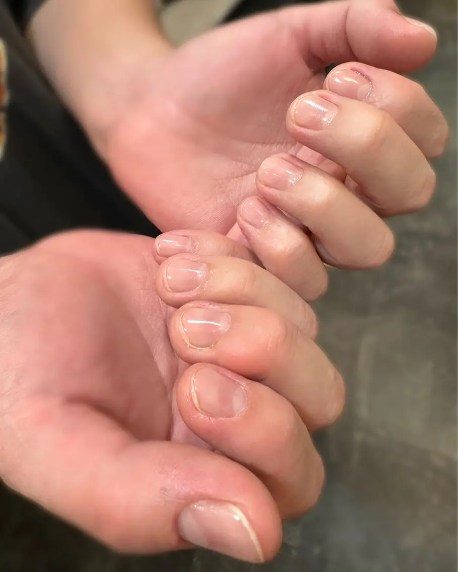 ネイル クリアネイル ジェルネイル ハンドネイル MIMnail チヒロのネイルデザイン
