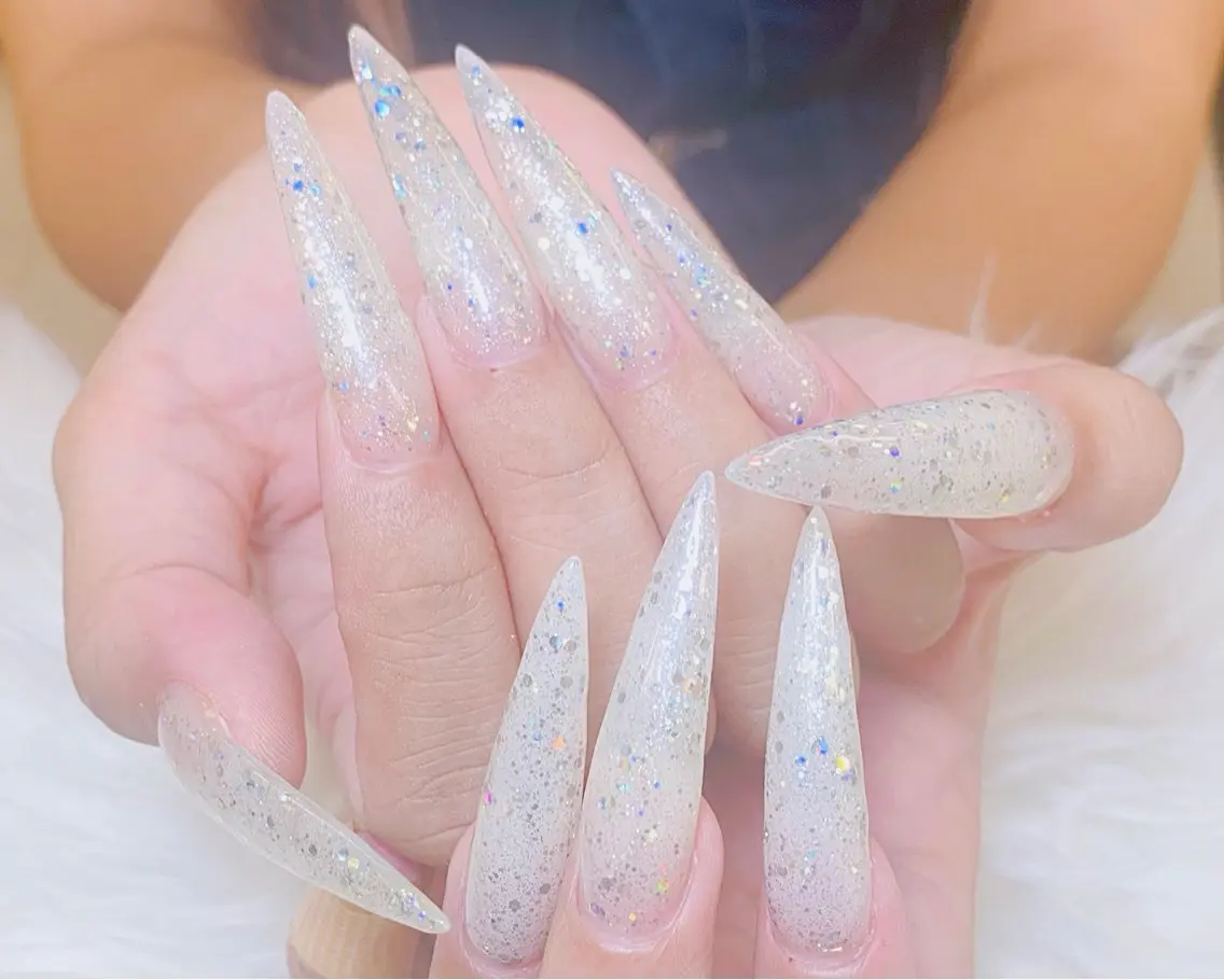 ネイル チークネイル 長さ出し フットネイル 韓国ネイル マグネットネイル ハンドネイル ハンドケア AN NAIL _HOAのネイルデザイン