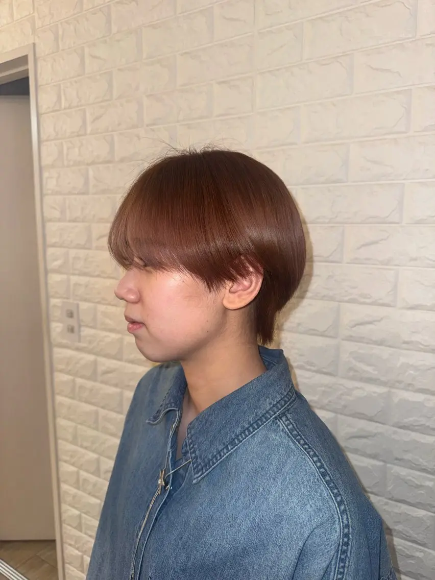 ショート ヘアカラー 森 千明のヘアスタイル