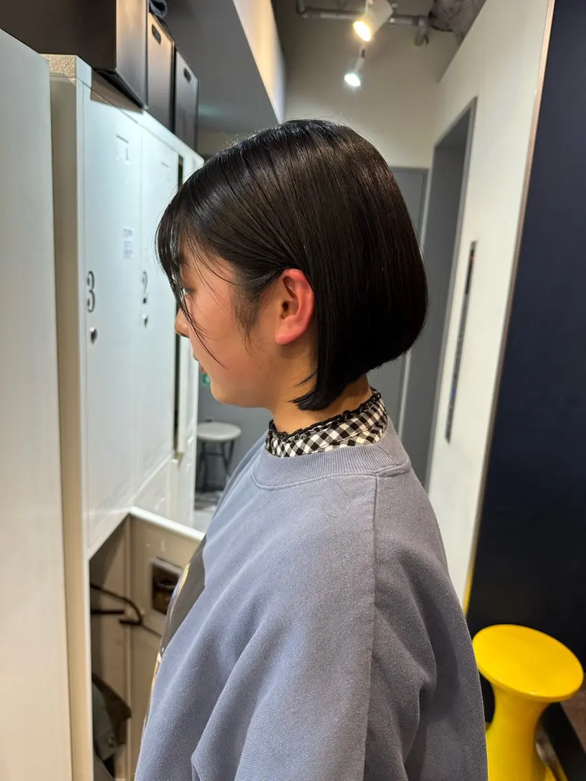 ショート カラー ボブ 髪質改善 似合わせカット 小顔カット 平日オススメ✨ コスパ&タイパ✨山下のヘアスタイル
