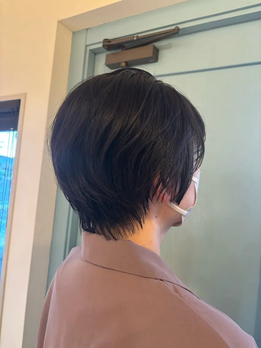 ショート ショートボブ ボブ ショートヘア 森本 美咲のヘアスタイル