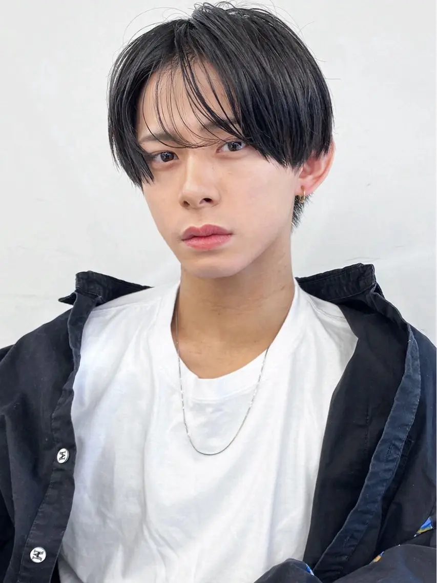 メンズ マッシュ シースルーマッシュ 🌟韓国風パーマ特化 篠崎優也翔🌟のヘアスタイル