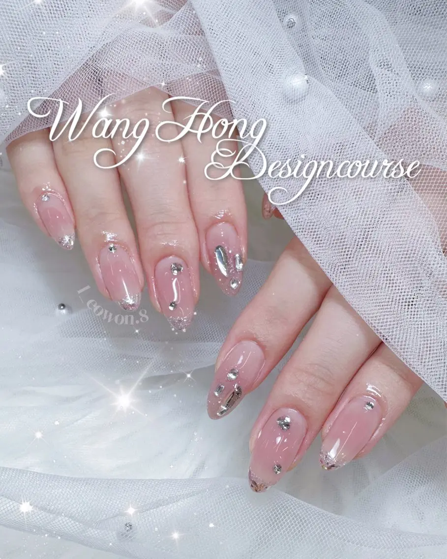 ネイル ハンドネイル NON🎀韓国 ちゅるんワンホン🎀のネイルデザイン