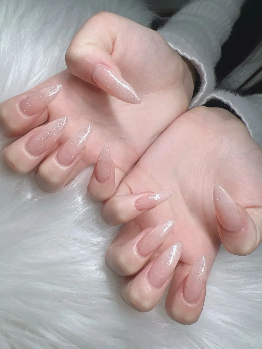 ネイル ハンドネイル Lee Nails チップ長さだし専門店のネイルデザイン