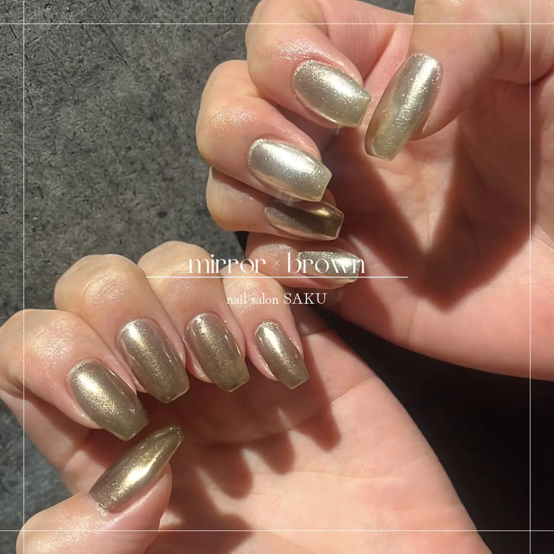 ネイル ニュアンスネイル シンプルネイル SAKU nail 作島茜のネイルデザイン