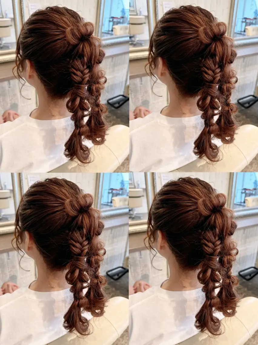 ロング ヘアアレンジ ヘアセット 🌷MAYU 🌷のヘアスタイル