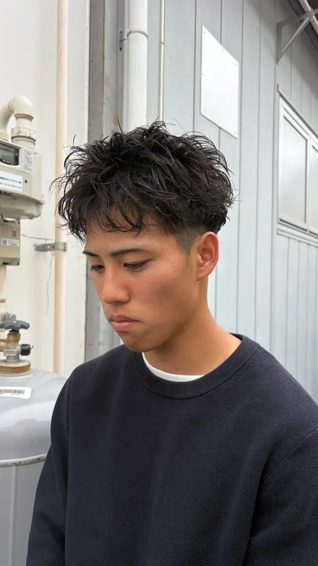 パーマ メンズ メンズパーマ メンズ特化✂️阿世賀 隆太のヘアスタイル
