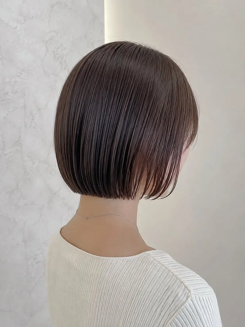 ショート 🌿あかり/ 透明感・艶カラー🌿のヘアスタイル