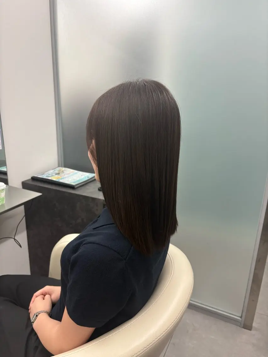 セミロング カラー TheEctilo 江坂Yoshimi✨のヘアスタイル