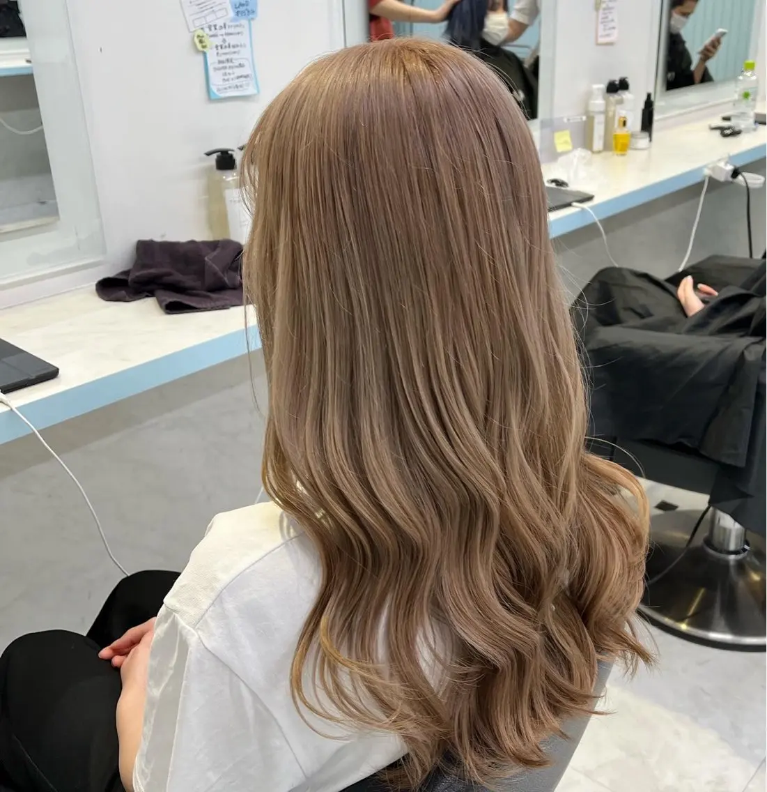 ロング カラー ヘアカラー トリートメント ブリーチカラー 🩵MIZUKIのヘアスタイル