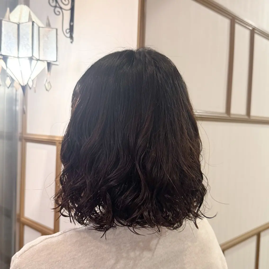 レディースカット➕パーマの写真