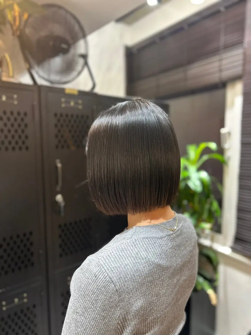 ミディアム カット 似合わせカット&艶 カラー🤍ヒナタ🤍のヘアスタイル