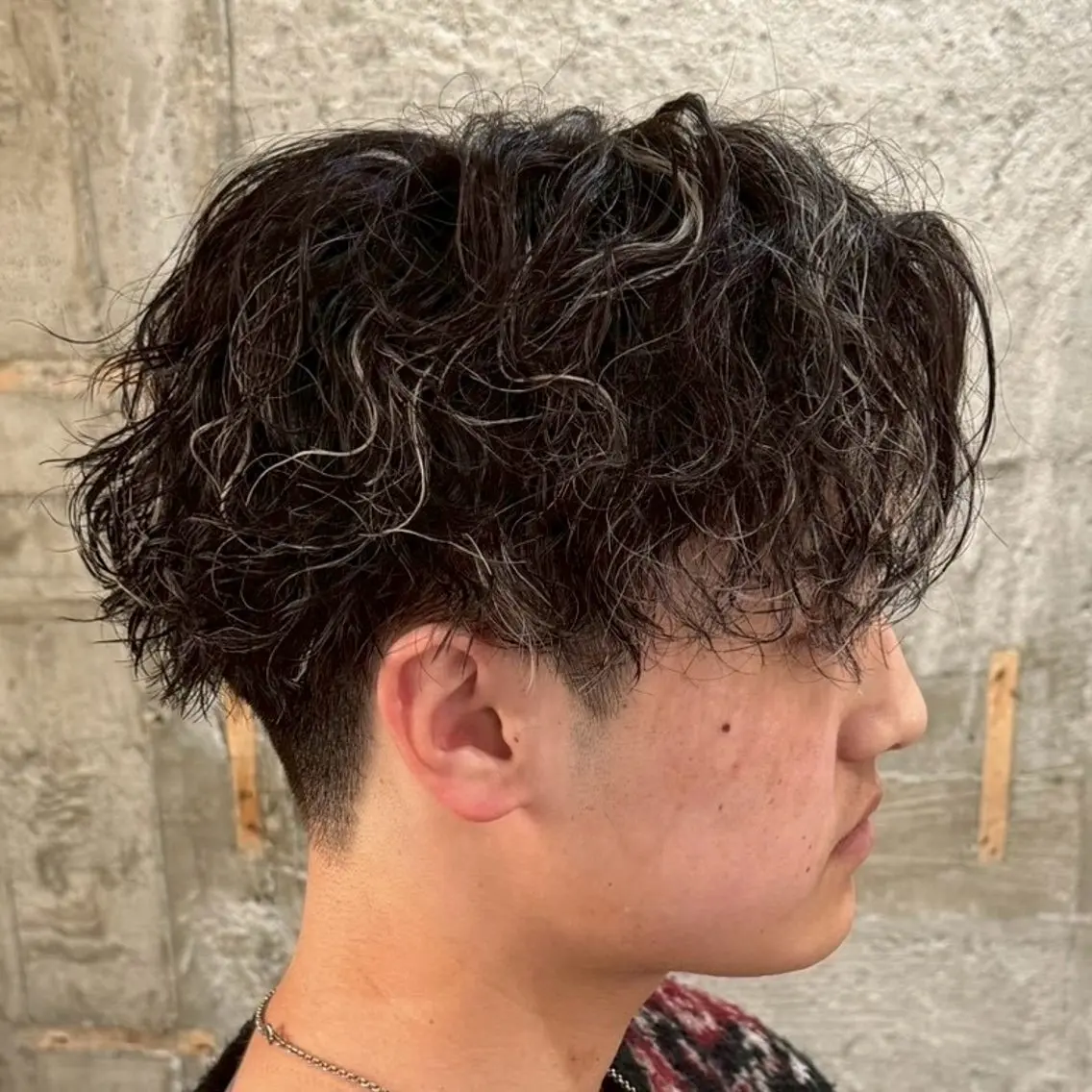 パーマ メンズ 【束感セット】 あおいのヘアスタイル