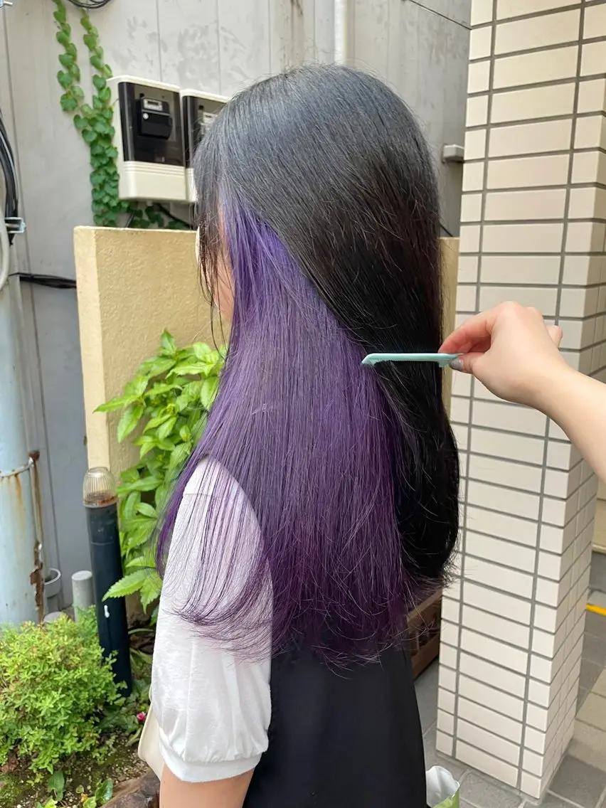 ロング カラー カット ヘアカラー トリートメント 原宿/ダブルカラー/ ブリーチ🎀れいなのヘアスタイル