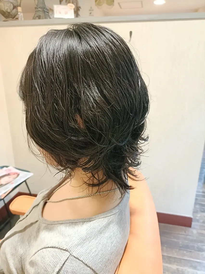 レディースカット＋ふわふわリラックスパーマ＋oggiottoトリートメントの写真