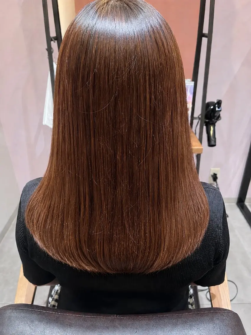セミロング 西原 愛紗のヘアスタイル