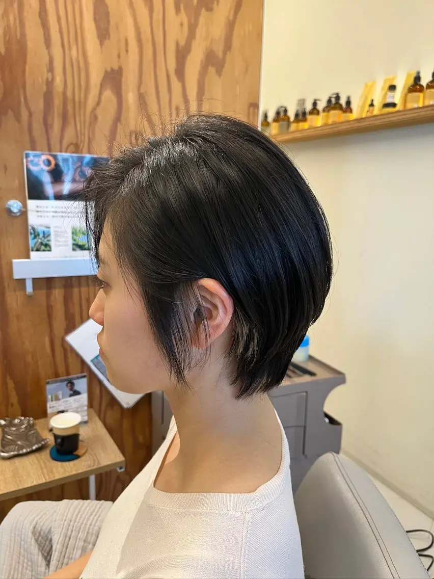 ショート ショートボブ ボブ ショートヘア 髪質改善/縮毛矯正 艶髪🔥高杉のヘアスタイル