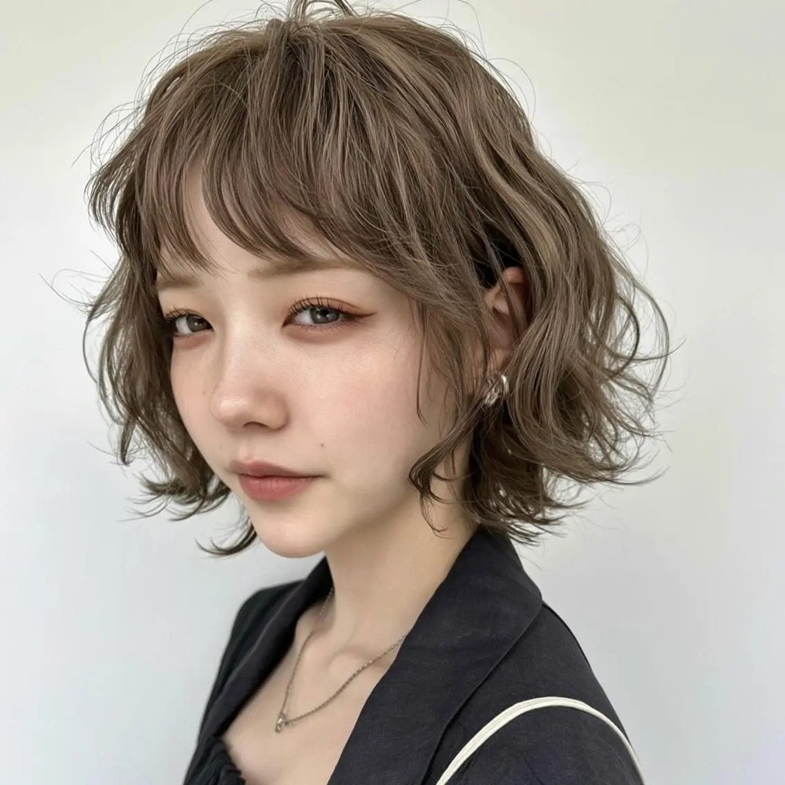 カラー ミディアム ヘアカラー ブリーチ／デザイン ubu🥷🏻のヘアスタイル