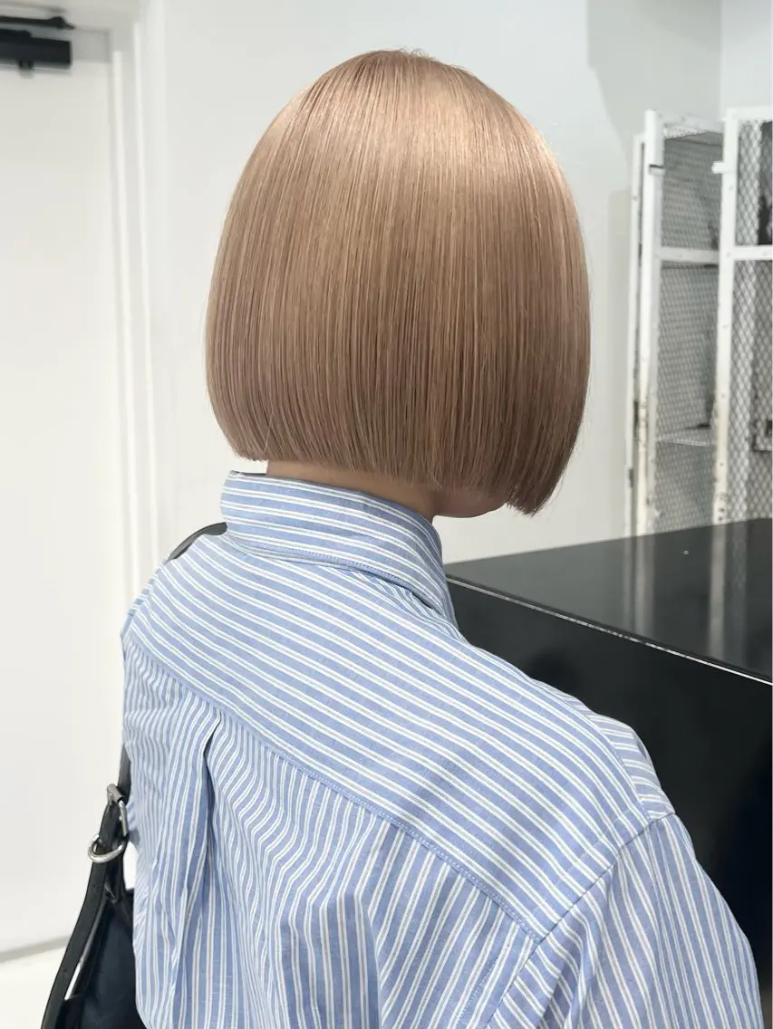 ショート カラー カット ヘアカラー トリートメント HARU//原宿🤍 リピート率NO.1のヘアスタイル