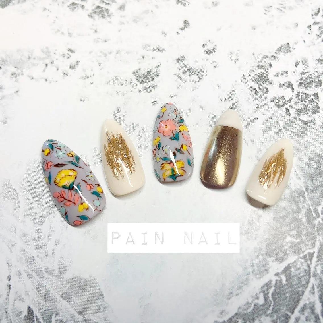 ネイル フラワーネイル P. nailのネイルデザイン