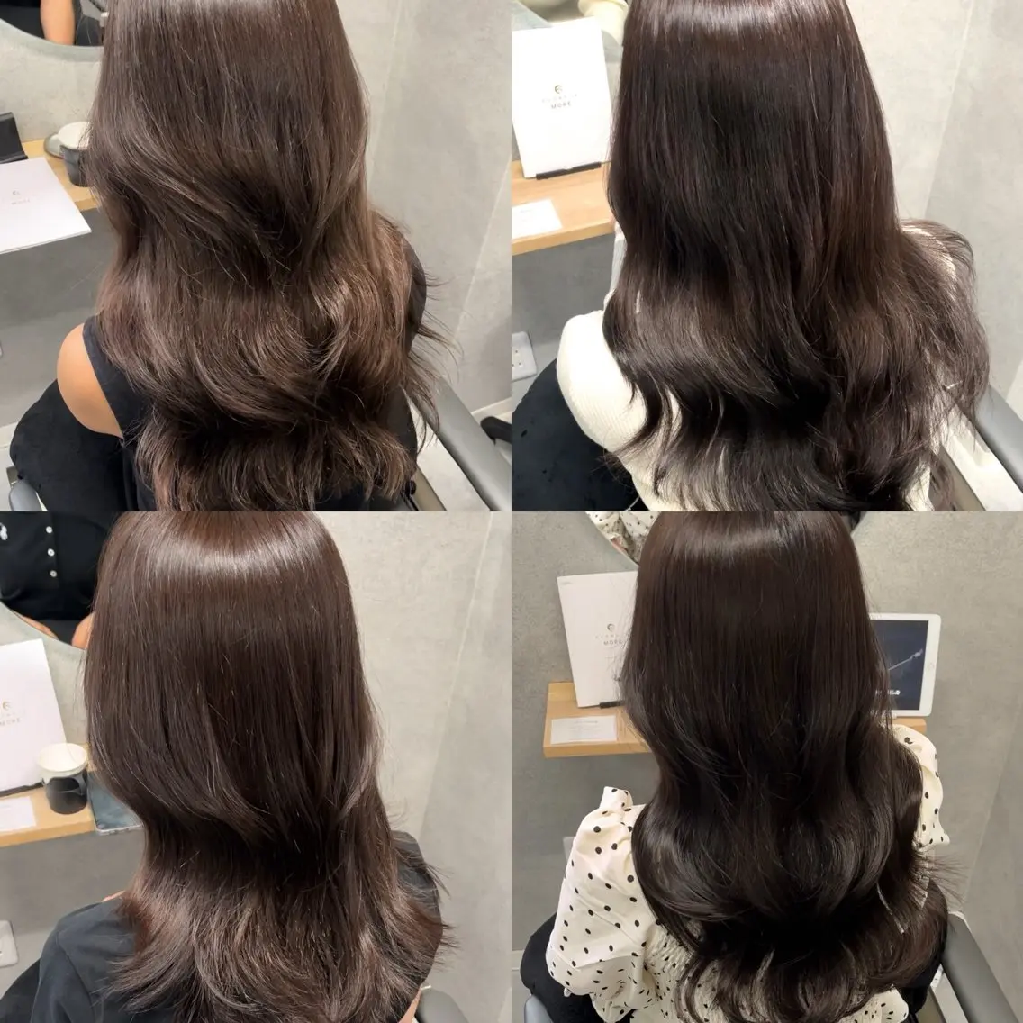 セミロング カット ヘアカラー トリートメント 透明感カラー/レイヤ ー/顔まわり/辻部のヘアスタイル