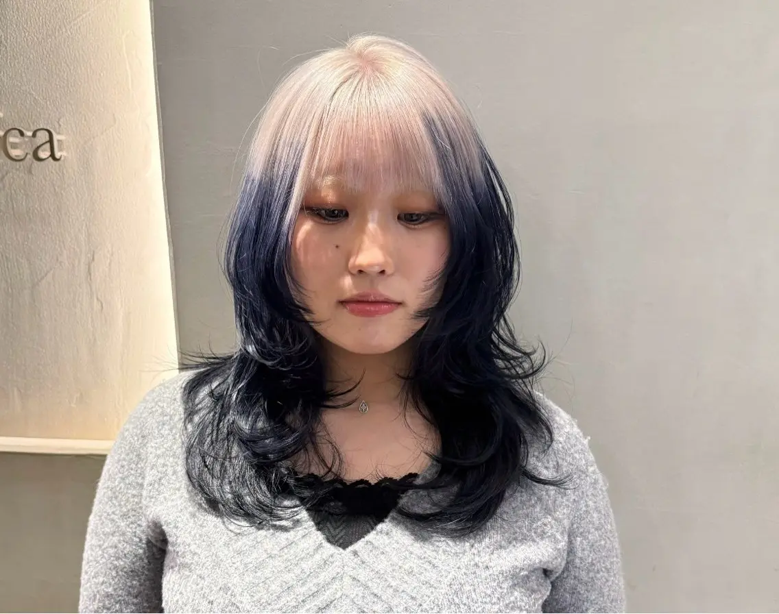 ロング カラー ヘアアレンジ ヘアカラー トリートメント ヘッドスパ 艶髪/ボブモデル 募集🫧terukaのヘアスタイル