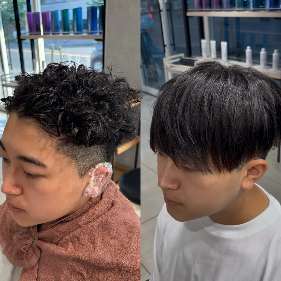 ショート パーマ メンズ カット 縮毛矯正 💠メンズ縮毛矯正 /パーマ💠林慶太のヘアスタイル