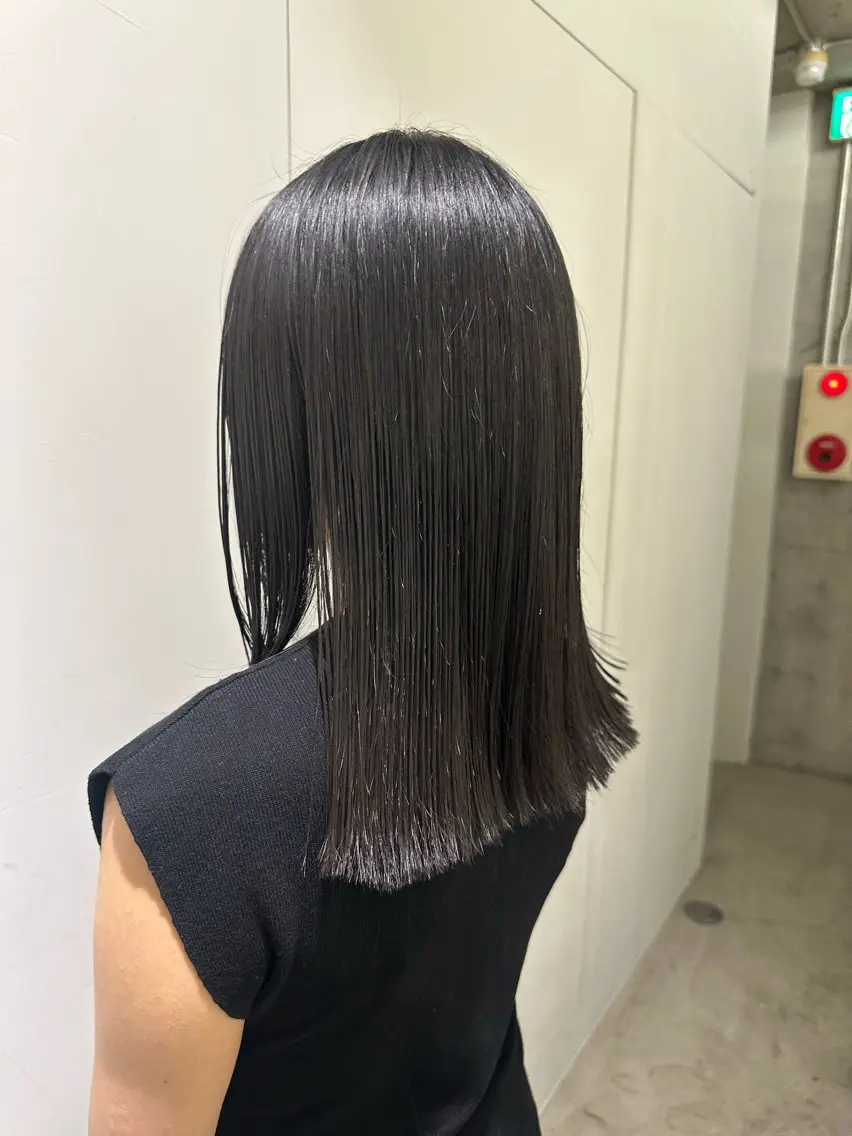 ミディアム カット 銀座YUKINA🌙 レイヤー/ブリーチのヘアスタイル