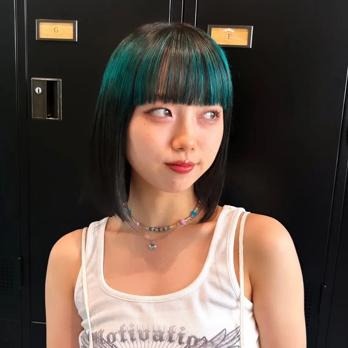 ミディアム カラー カット ヘアカラー デザインカラー 🥨HAZUKiのヘアスタイル