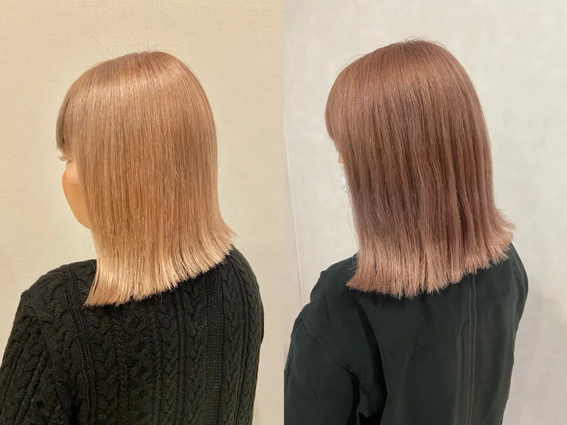 ミディアム カラー 川村 夏のヘアスタイル