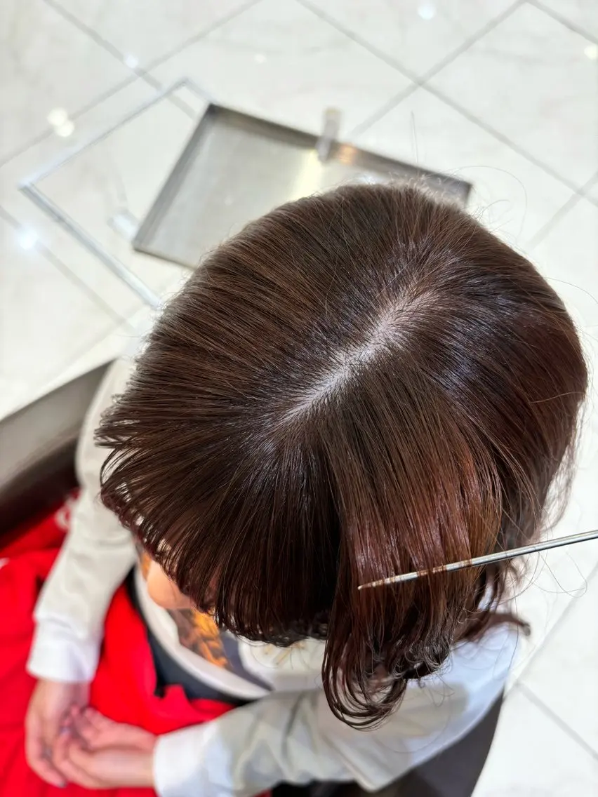 ロング 🫧韓国レイヤー🫧 山本 侑平のヘアスタイル
