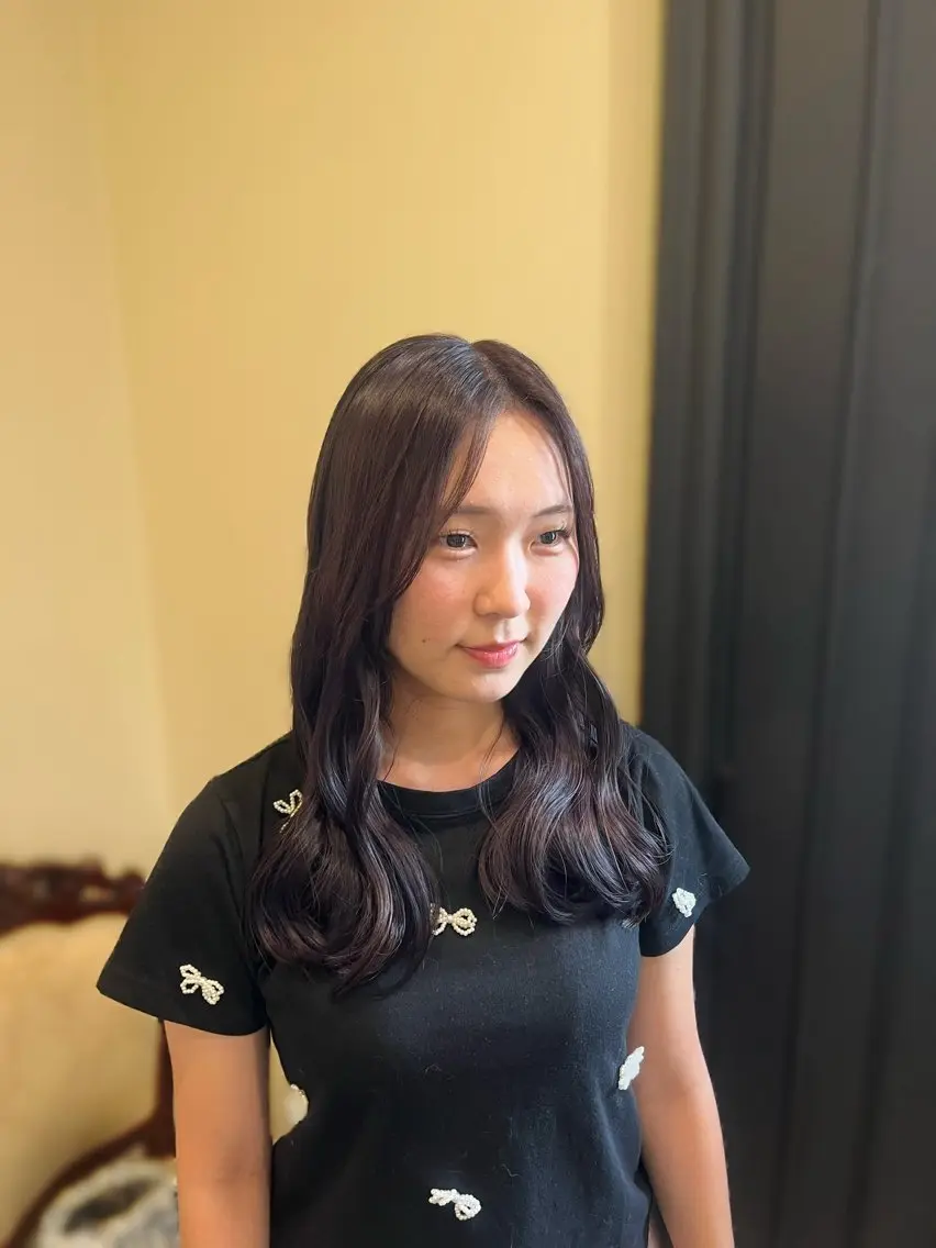 セミロング ヘアカラー トリートメント みゆ/ カラーリスト🎀のヘアスタイル