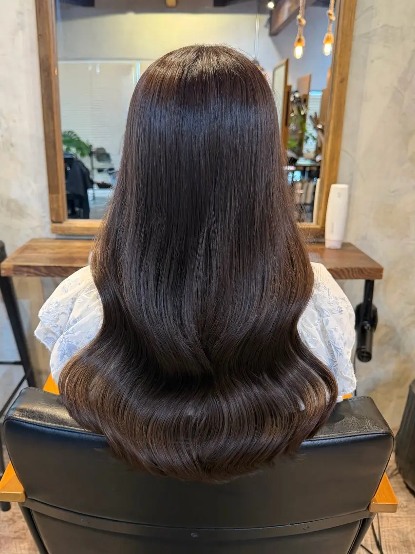 セミロング カラー muscali♡ 原宿.表参道のヘアスタイル