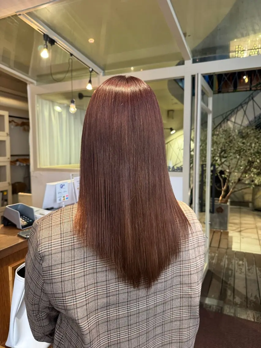 ロング カラー ベージュカラー 透明感カラー ヘアカラー トリートメント ✨艶カラー×髪質改善 はるかのヘアスタイル