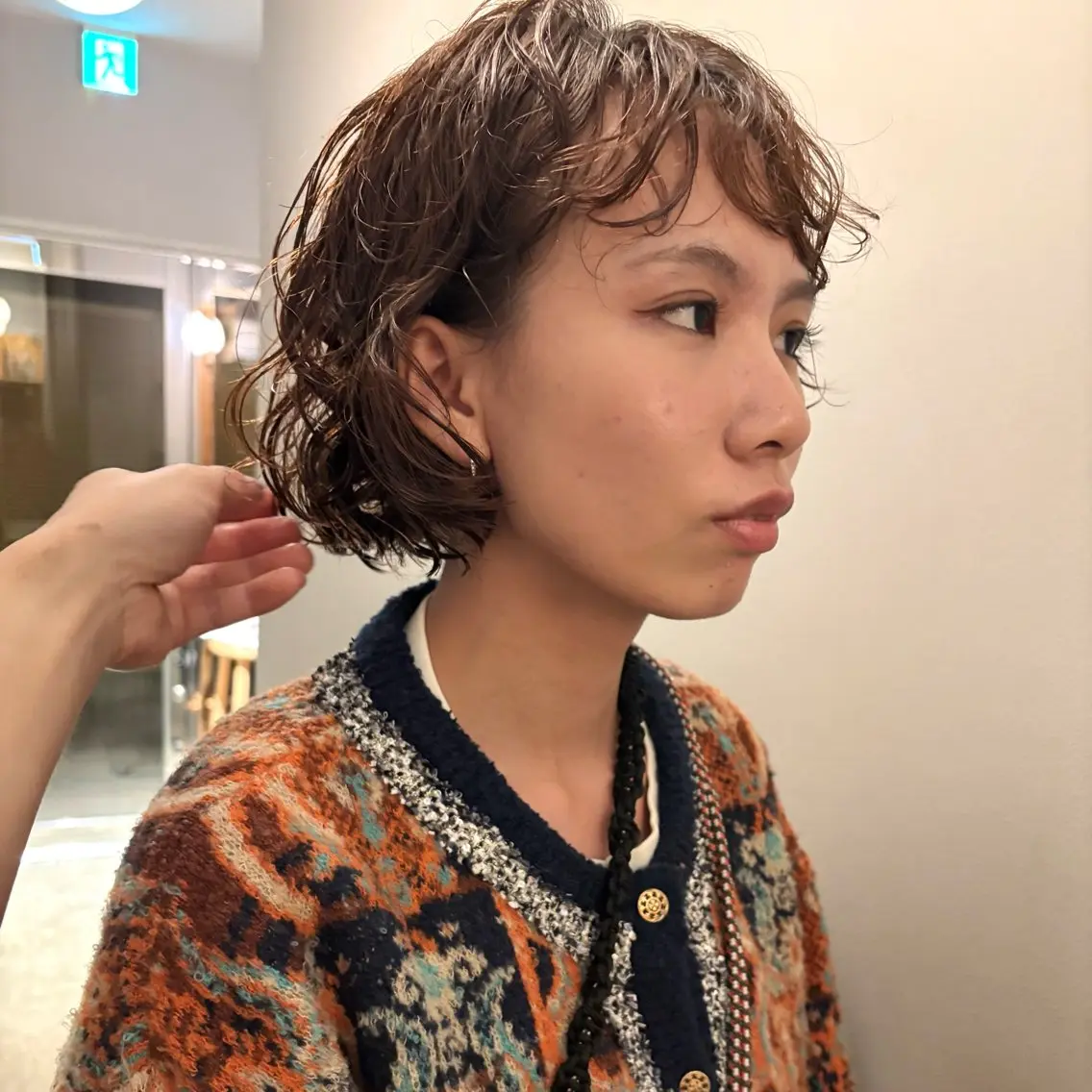 ショート カット パーマ トリートメント ショート/ボブ /パーマ🌿柏原良亮のヘアスタイル