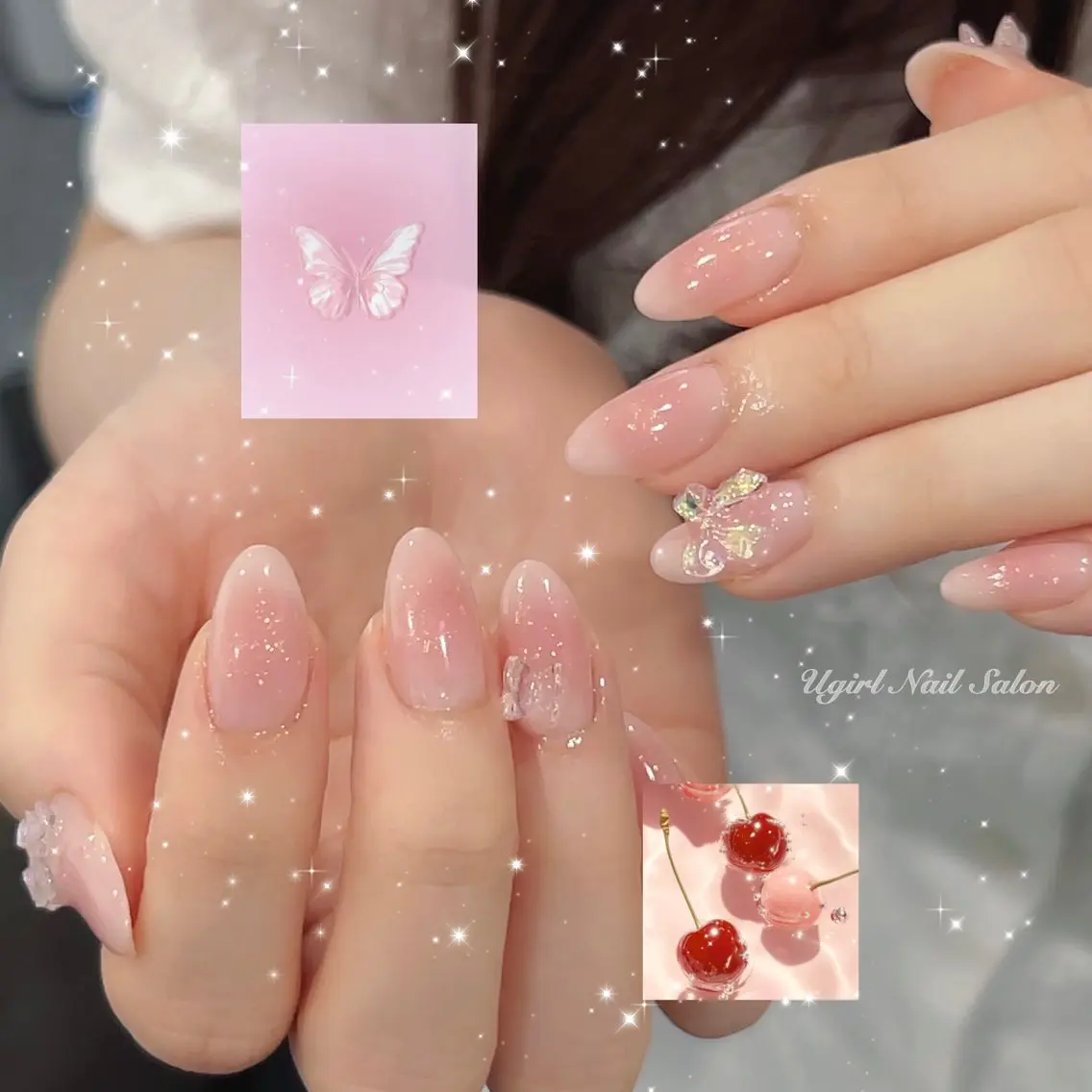ネイル ハンドネイル 🪄mimi🎀 Midori🪽のネイルデザイン