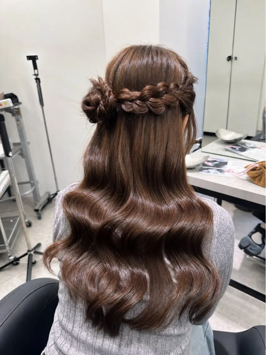 ロング 🫧盛れハイトーン/ ボブカット🎀サキのヘアスタイル