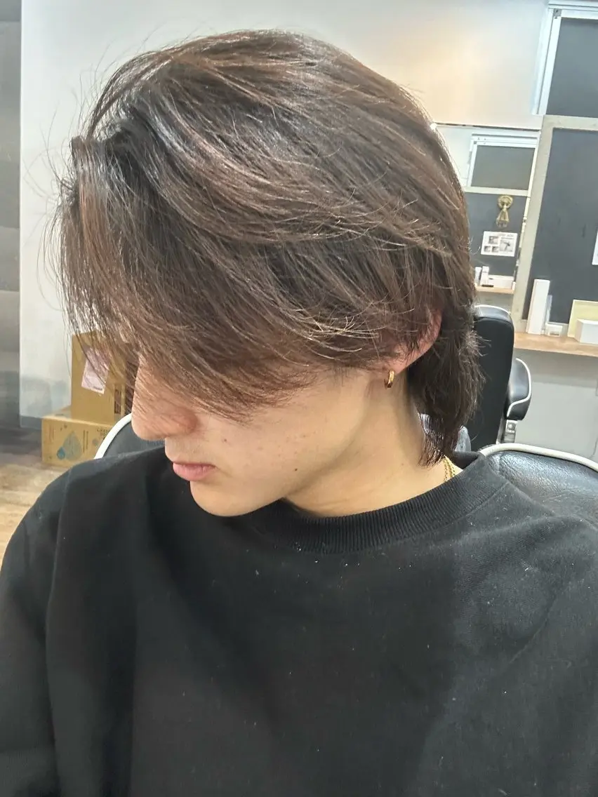 メンズ カット パーマ 🇺🇸大宮パーマ 波巻き/ツイスパのヘアスタイル