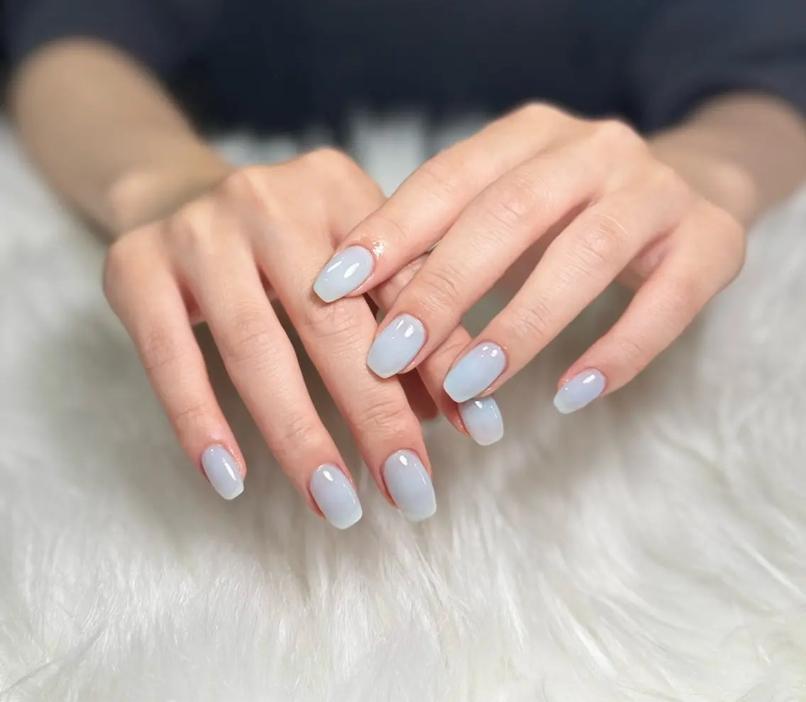 ネイル オーロラネイル チークネイル フットネイル フレンチネイル ジェルネイル Nichi Nailsのネイルデザイン