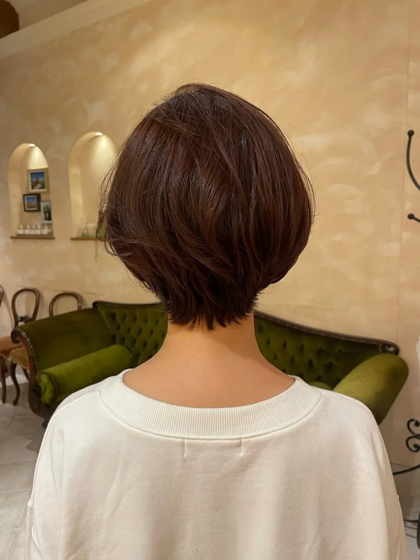 ショート ショートヘア ボブ ホノカのヘアスタイル