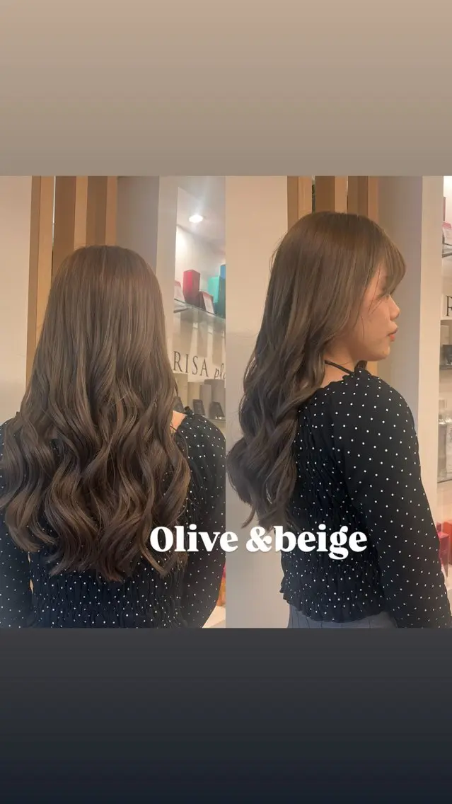 ロング カラー ヘアカラー トリートメント haruna🌼 暖色♡透明感カラー♡のヘアスタイル