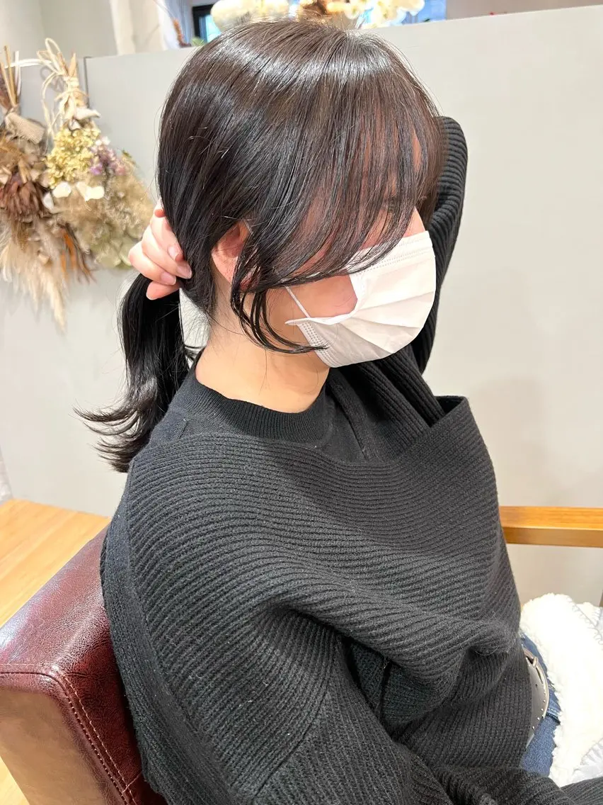 セミロング カット ヘアカラー トリートメント vince. moekoのヘアスタイル