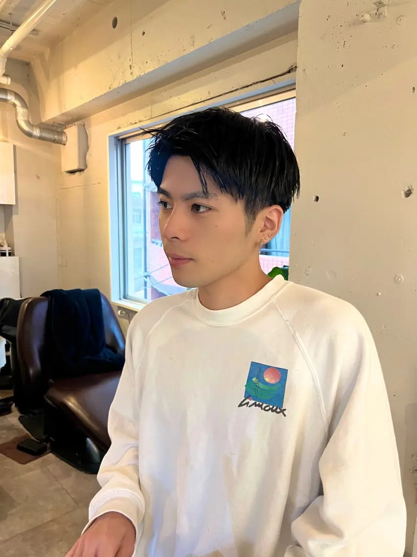 ショート メンズ カット 北見 桃夏のヘアスタイル