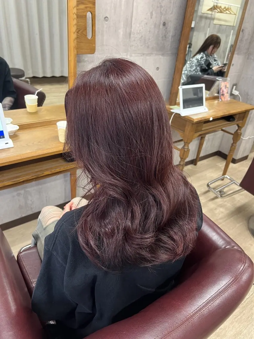 セミロング 髪質改善 似合わせカット トリートメント 頓所 大昂のヘアスタイル