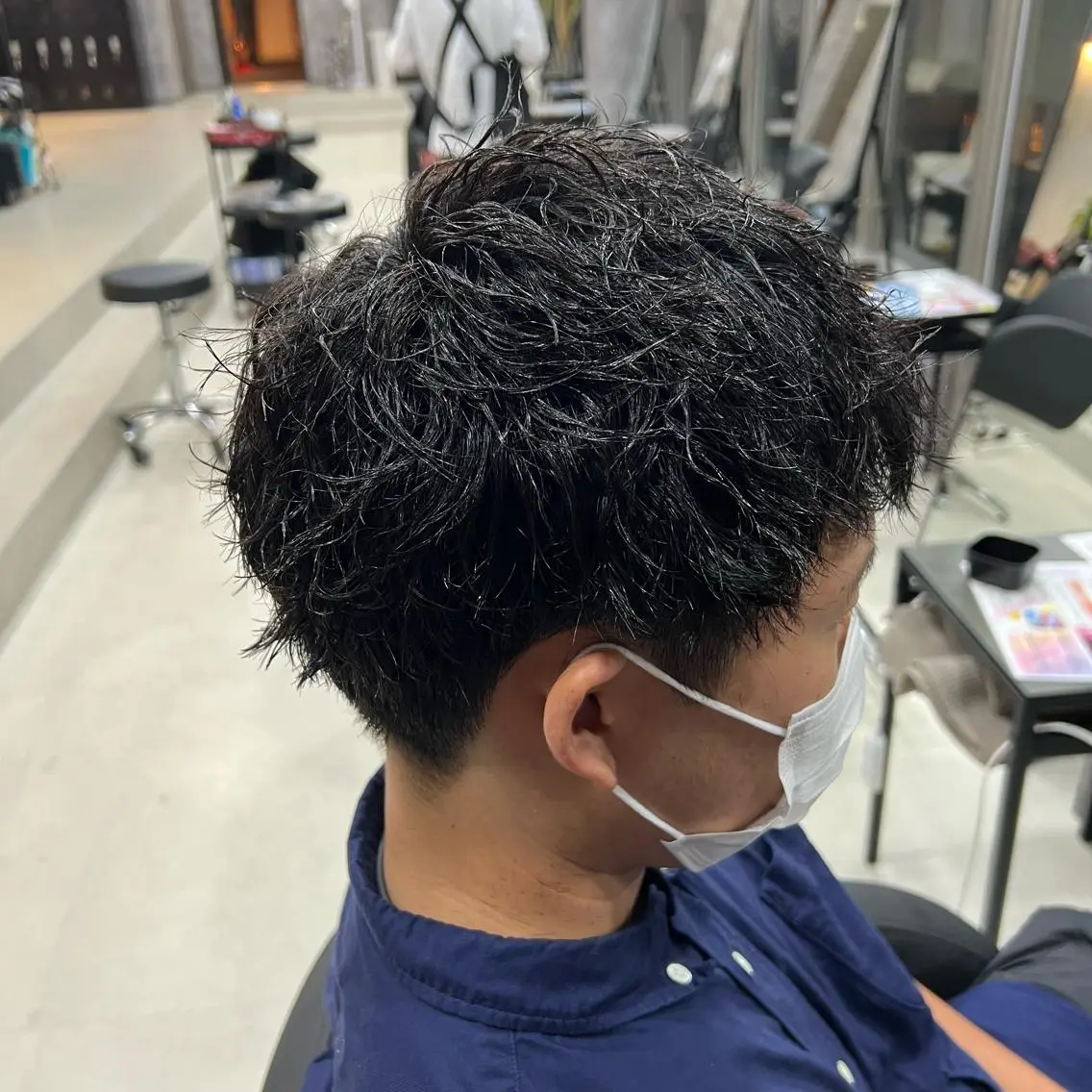 パーマ メンズ メンズパーマ特化 荻田知也のヘアスタイル