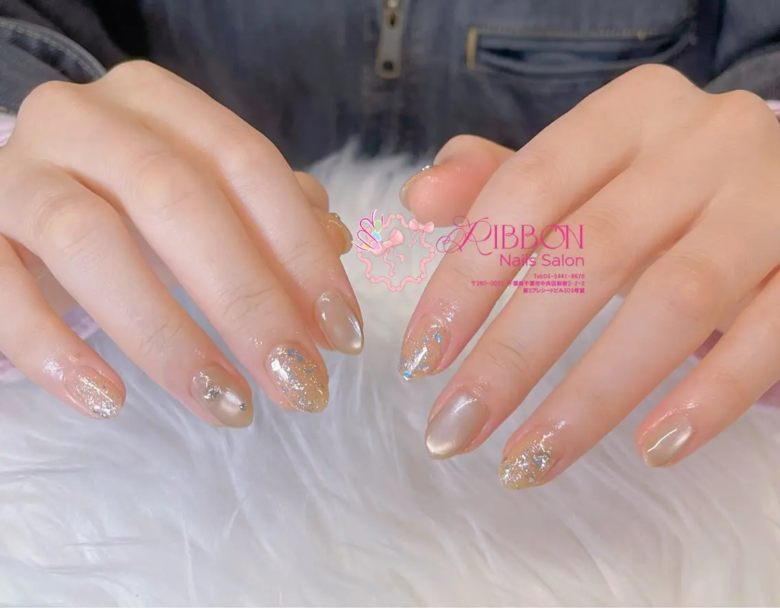 ネイル チークネイル フットネイル フレンチネイル グラデーション 韓国ネイル Ribbonnail salonのネイルデザイン