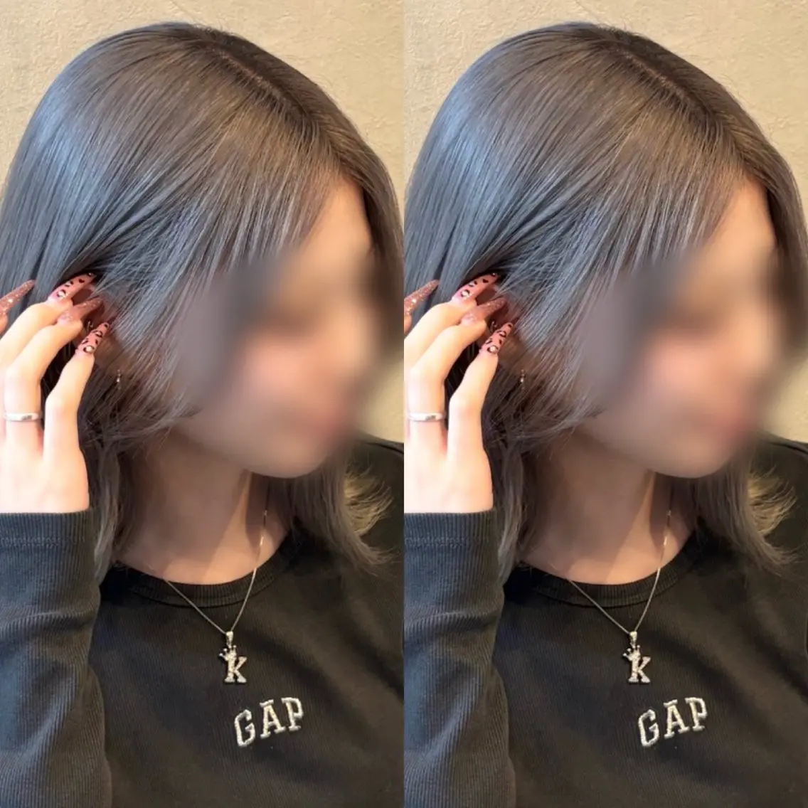 カットモデル🩵🪽『中顔面短縮❣️肩下ミディアムレイヤー🌙*゚』➕ 最高級トリートメント🌟の写真