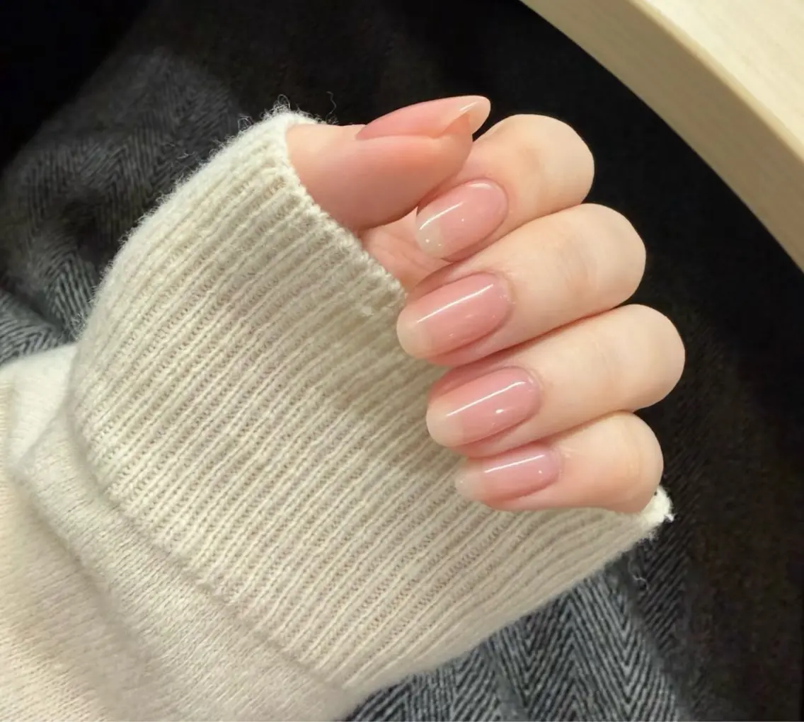 【自爪ケア♡】ネイルを一旦お休みしたい方に◎ オフ×アクリル補強×3D美フォルムの写真