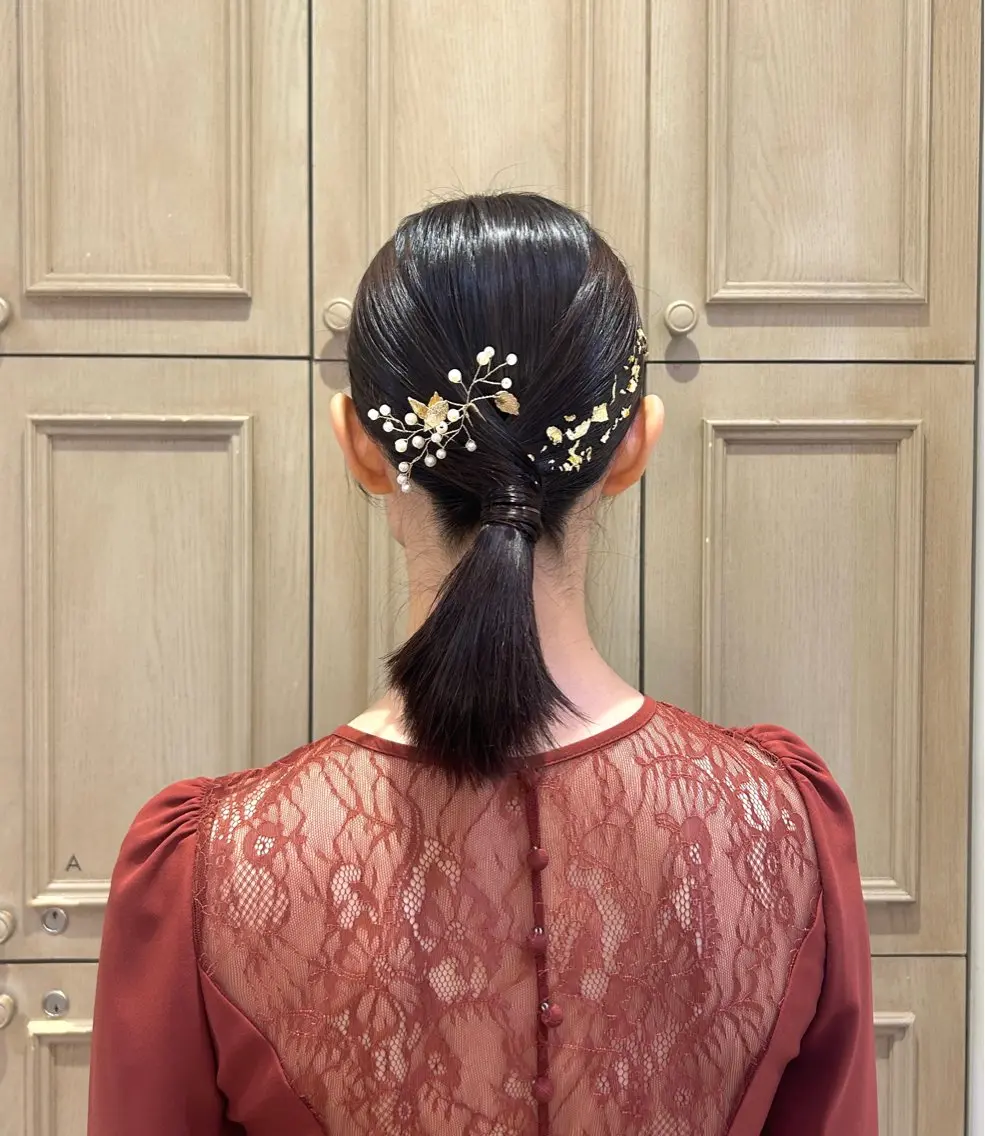 ヘアアレンジ 💖韓国カラー エクステmikotoのヘアスタイル